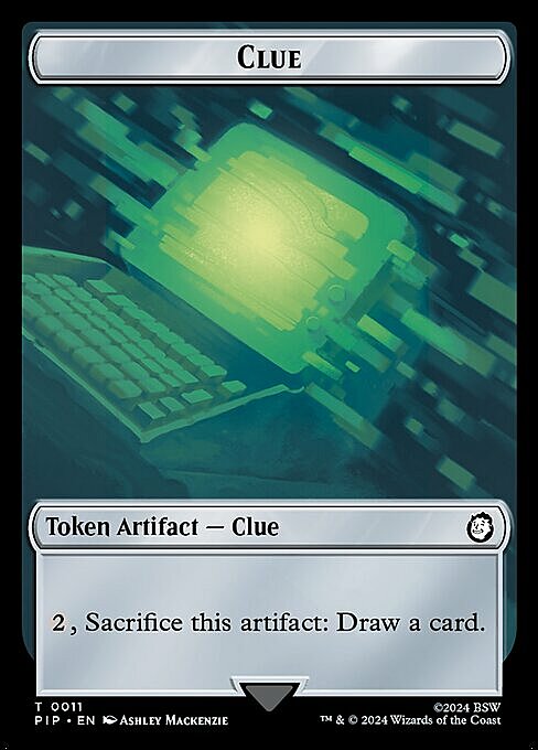 Treasure // Clue Card Back
