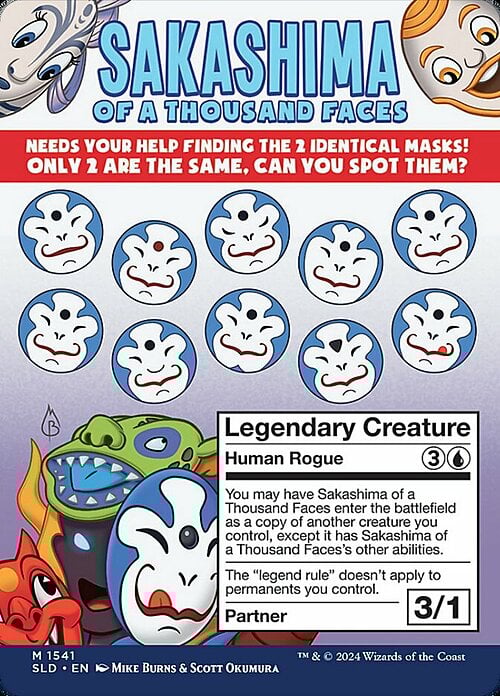 Sakashima of a Thousand Faces Card Back