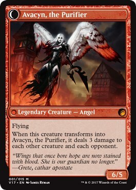 Archangel Avacyn // Avacyn, the Purifier Card Back