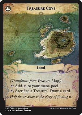 Mapa del tesoro // Caleta del tesoro Parte Posterior