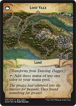 Dowsing Dagger // Lost Vale Card Back