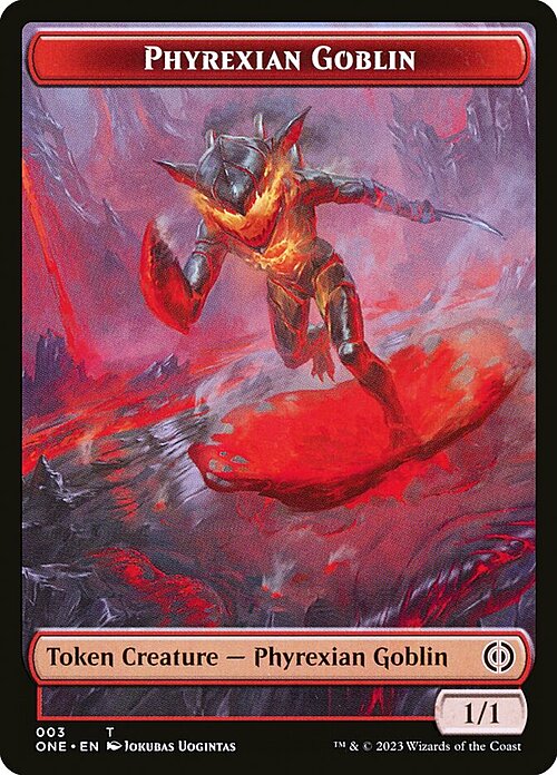 Cat // Phyrexian Goblin Card Back