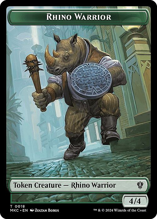 Thopter // Rhino Warrior Card Back