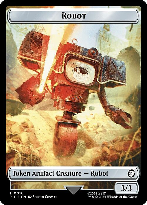 Robot // Energy Reserve Card Back