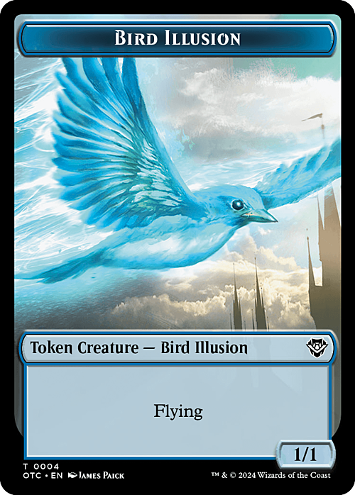 Bird Illusion // Dragon Elemental Card Back