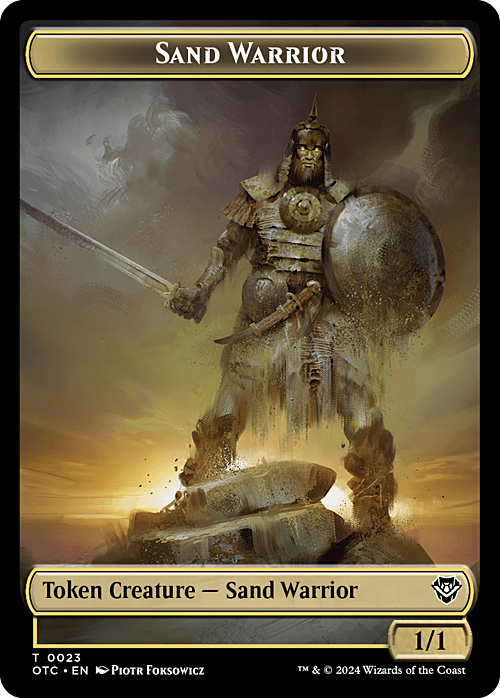 Plant // Sand Warrior Card Back