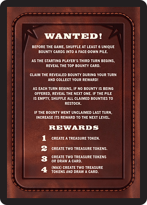 Bounty: The Outsider // Bounty Rules Card Back