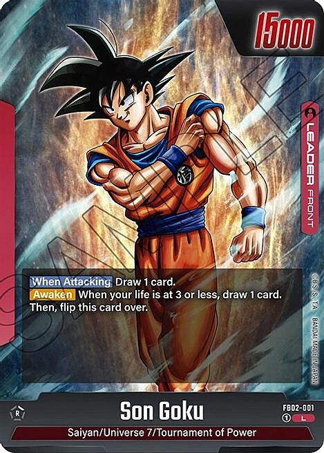 Son Goku Card Back