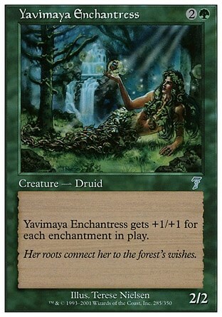 Yavimaya Enchantress Card Back