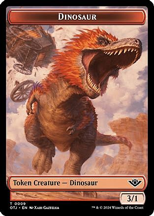 Treasure // Dinosaur Card Back