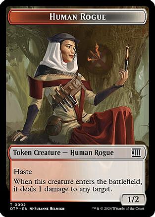 Treasure // Human Rogue Card Back