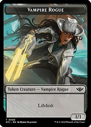 Treasure // Vampire Rogue Card Back