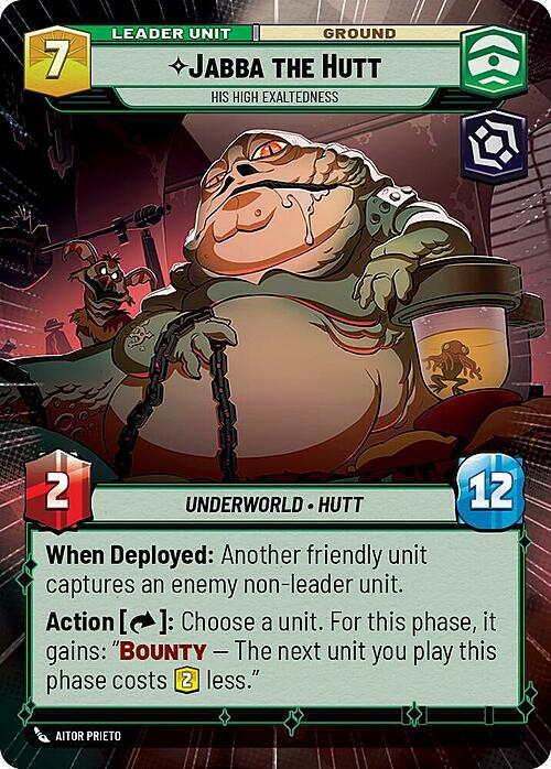 Jabba the Hutt - His High Exaltedness Card Back