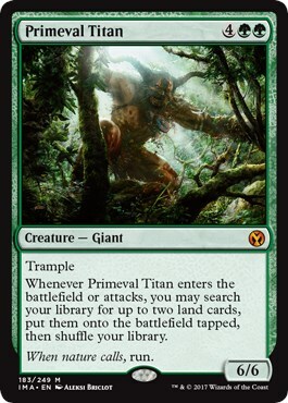 Primeval Titan Card Back