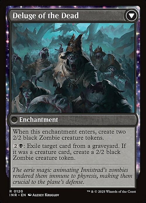 Invasion of Innistrad // Deluge of the Dead Card Back