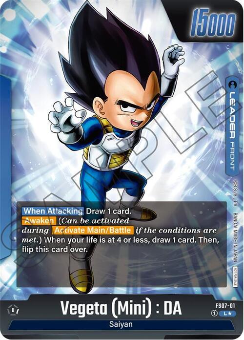 Vegeta : DA // Vegeta : DA Card Back