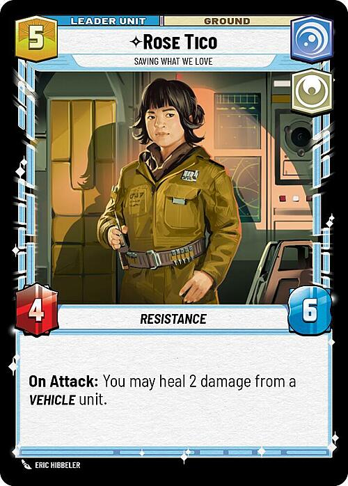 Rose Tico - Saving What We Love Card Back