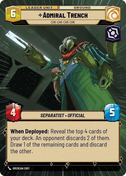 Admiral Trench - Chk-chk-chk-chk Card Back