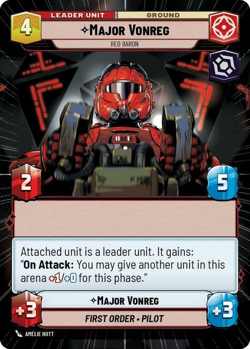 Major Vonreg - Red Baron Card Back