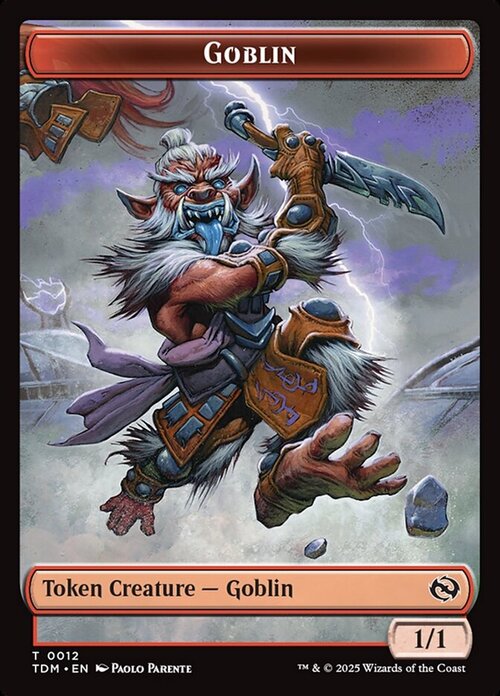 Warrior // Goblin Card Back