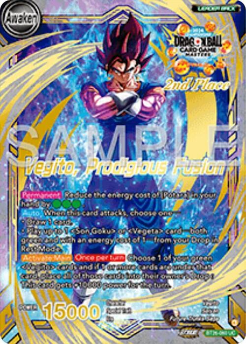 Son Goku & Vegeta // Vegito, Distant Fusion Card Back