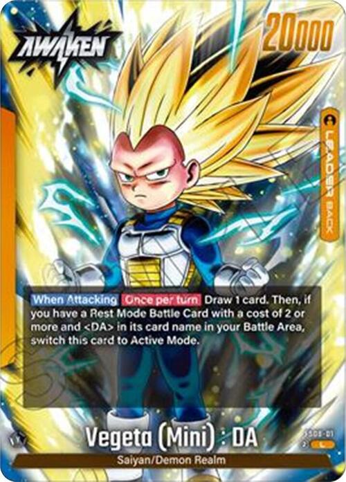 Vegeta : DA // Vegeta : DA Card Back
