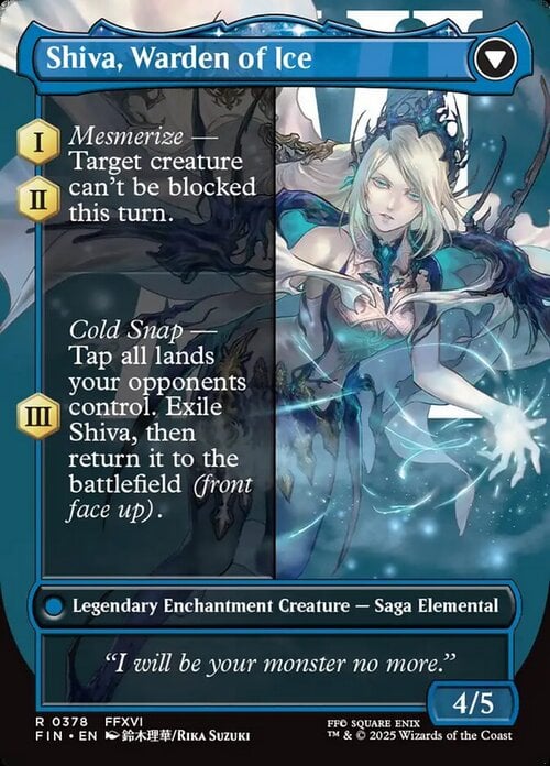 Jill, Shiva's Dominant // Shiva, Warden of Ice Card Back