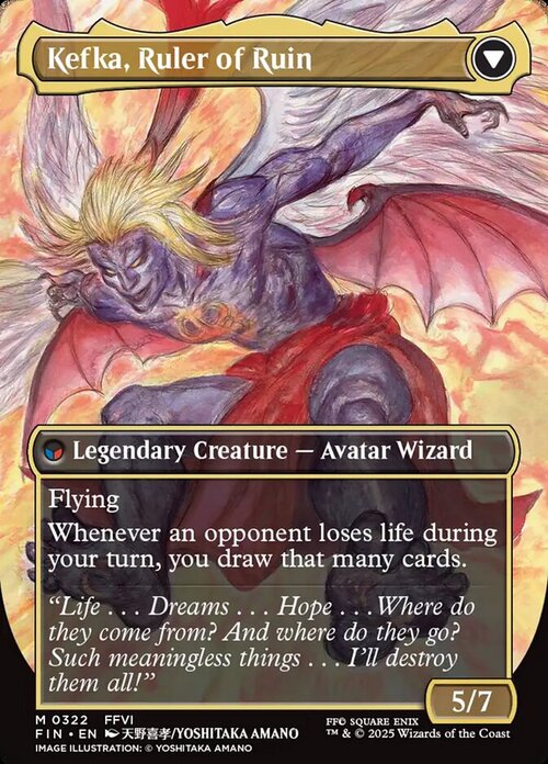 Kefka, Court Mage // Kefka, Ruler of Ruin Card Back