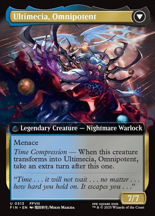 Ultimecia, Time Sorceress // Ultimecia, Omnipotent Card Back