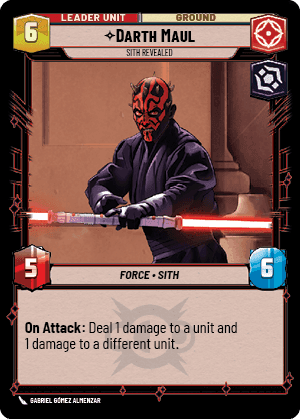 Darth Maul - Sith Revealed Card Back