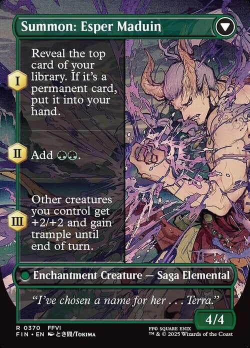Esper Origins // Summon: Esper Maduin Card Back