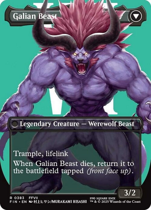 Vincent Valentine // Galian Beast Card Back