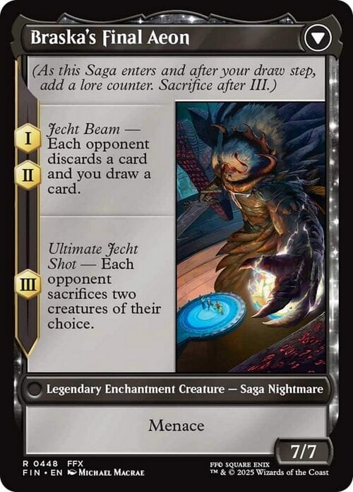 Jecht, Reluctant Guardian // Braska's Final Aeon Card Back