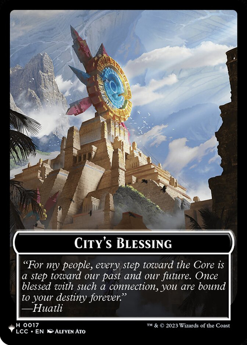 Tiny // City's Blessing Card Back