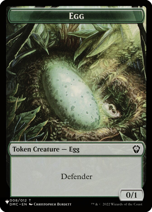 Treasure // Egg Card Back