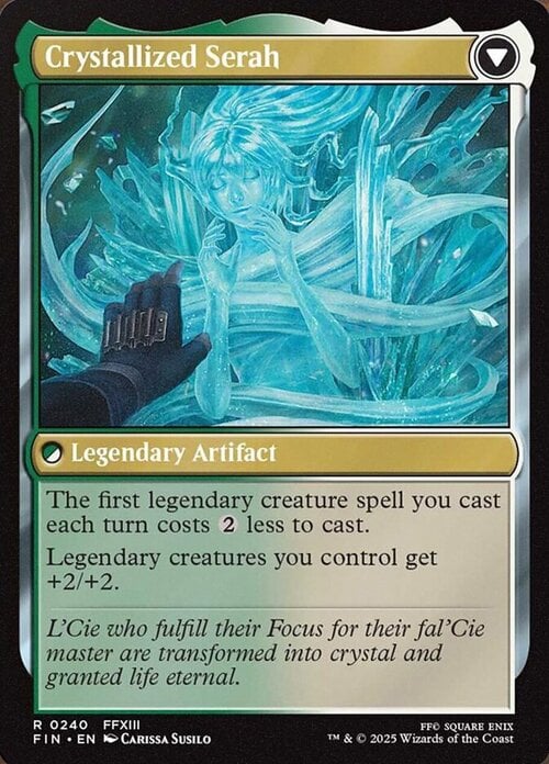 Serah Farron // Crystallized Serah Card Back