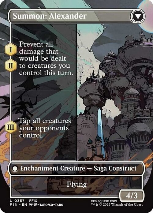 Crystal Fragments // Summon: Alexander Card Back