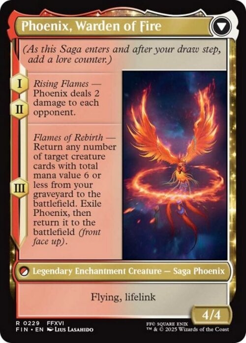 Joshua, Phoenix's Dominant // Phoenix, Warden of Fire Card Back