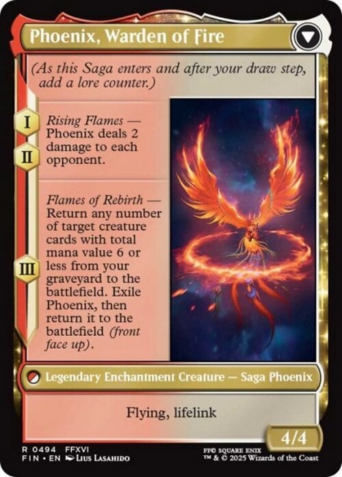 Joshua, Phoenix's Dominant // Phoenix, Warden of Fire Card Back
