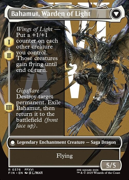 Dion, Bahamut's Dominant // Bahamut, Warden of Light Card Back