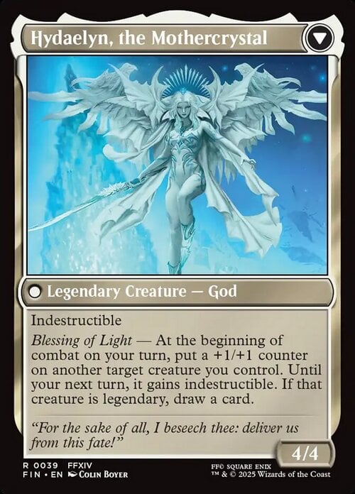 Venat, Heart of Hydaelyn // Hydaelyn, the Mothercrystal Card Back