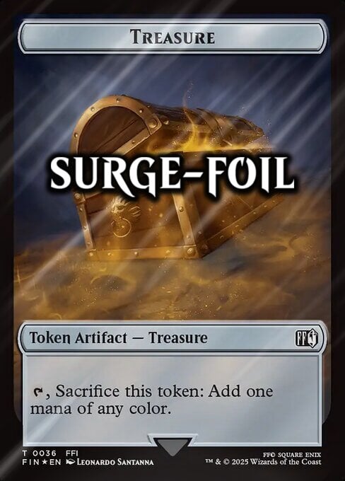 Foretell // Treasure Card Back