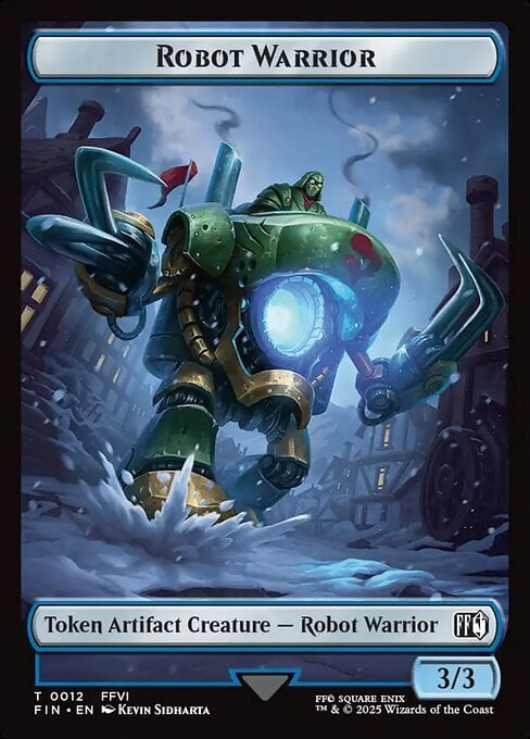 Hero // Robot Warrior Card Back