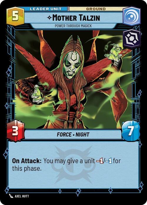 Mother Talzin - Power Through Magick Card Back