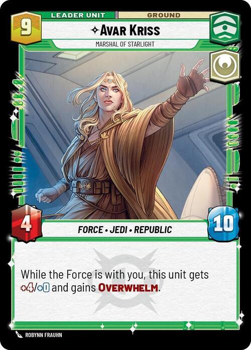 Avar Kriss - Marshal of Starlight Card Back