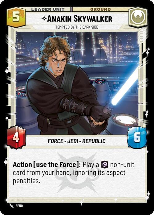 Anakin Skywalker - Tempted by the Dark Side Card Back