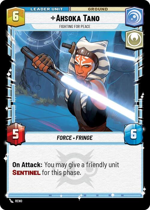 Ahsoka Tano - Fighting For Peace Card Back
