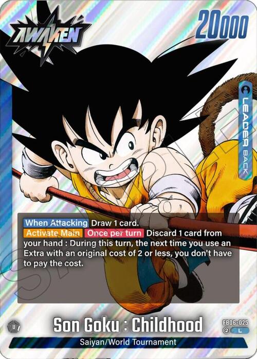 Son Goku : Childhood Card Back