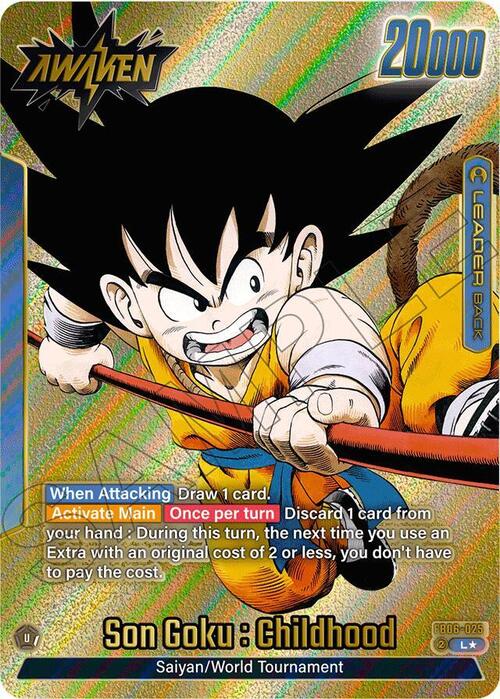Son Goku : Childhood Card Back