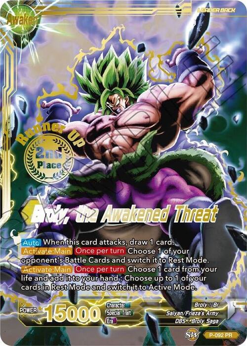 Broly // Broly, the Awakened Threat Card Back